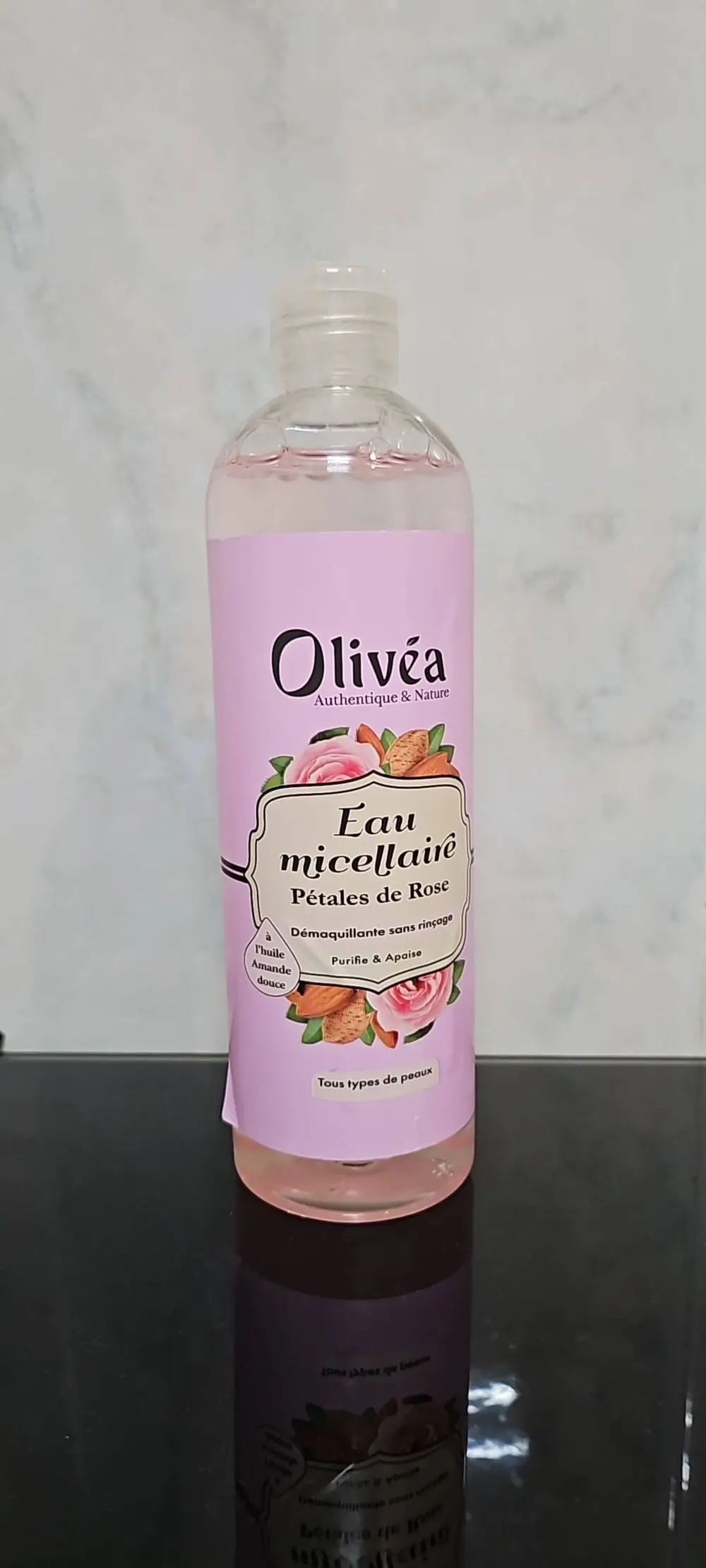 OLIVÉA - Eau micellaire pétales de rose_démaquillante sans rinçage
