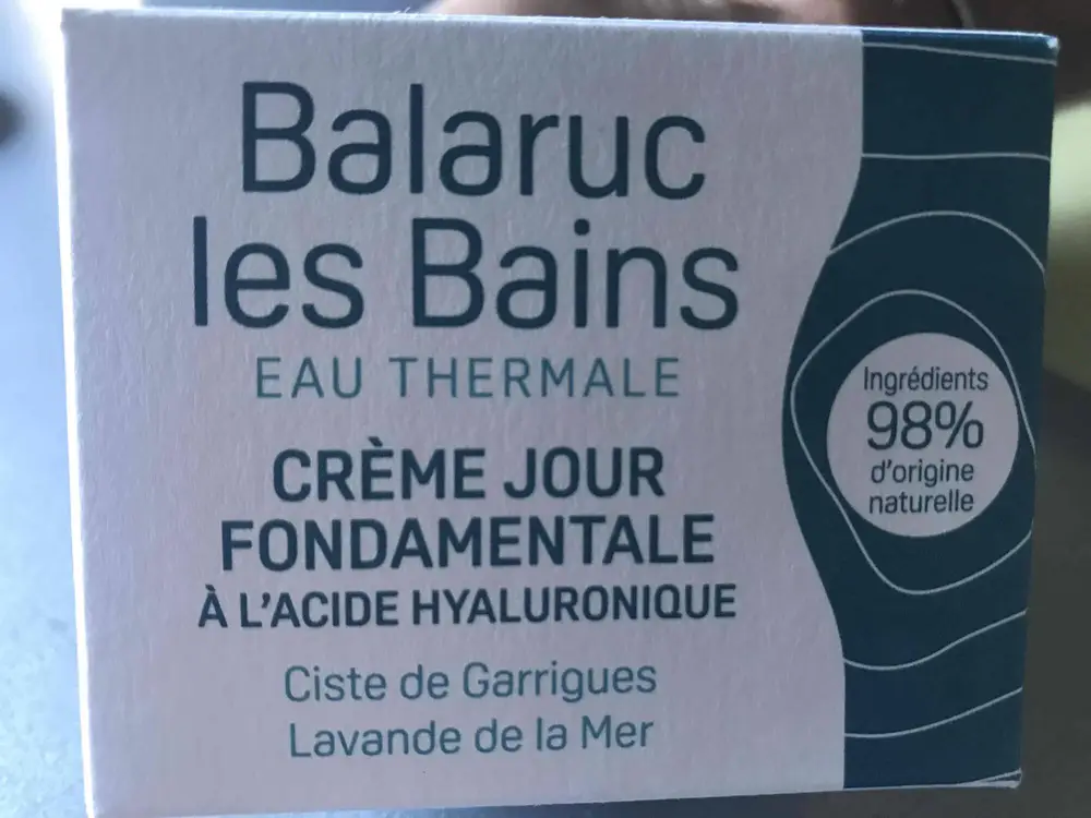 BALARUC-LES-BAINS - Eau thermale - Crème jour fondamentale