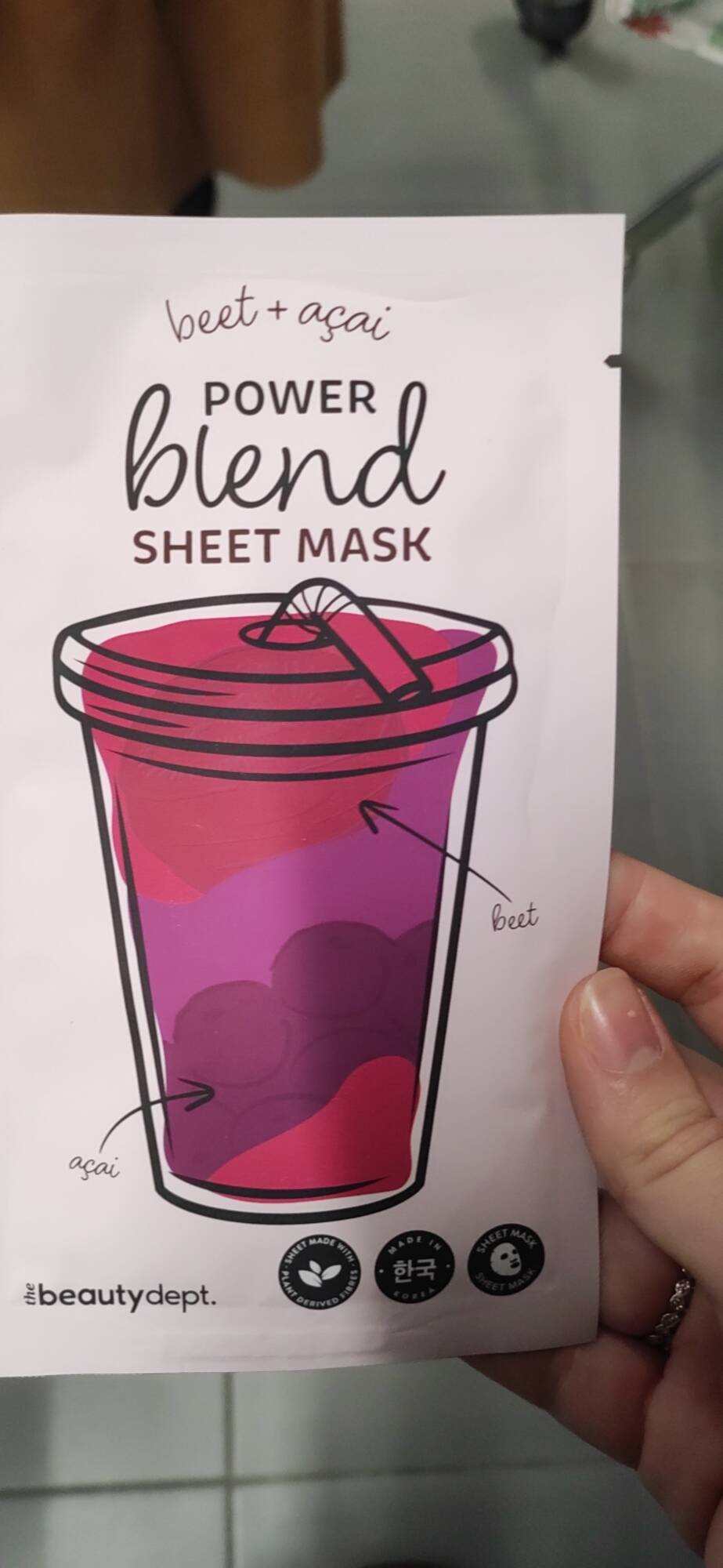 THE BEAUTY DEPT - Power blend sheet mask