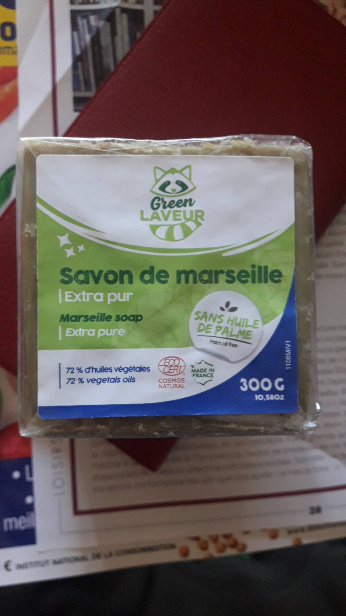 GREEN LAVEUR - Savon de Marseille extra pur 