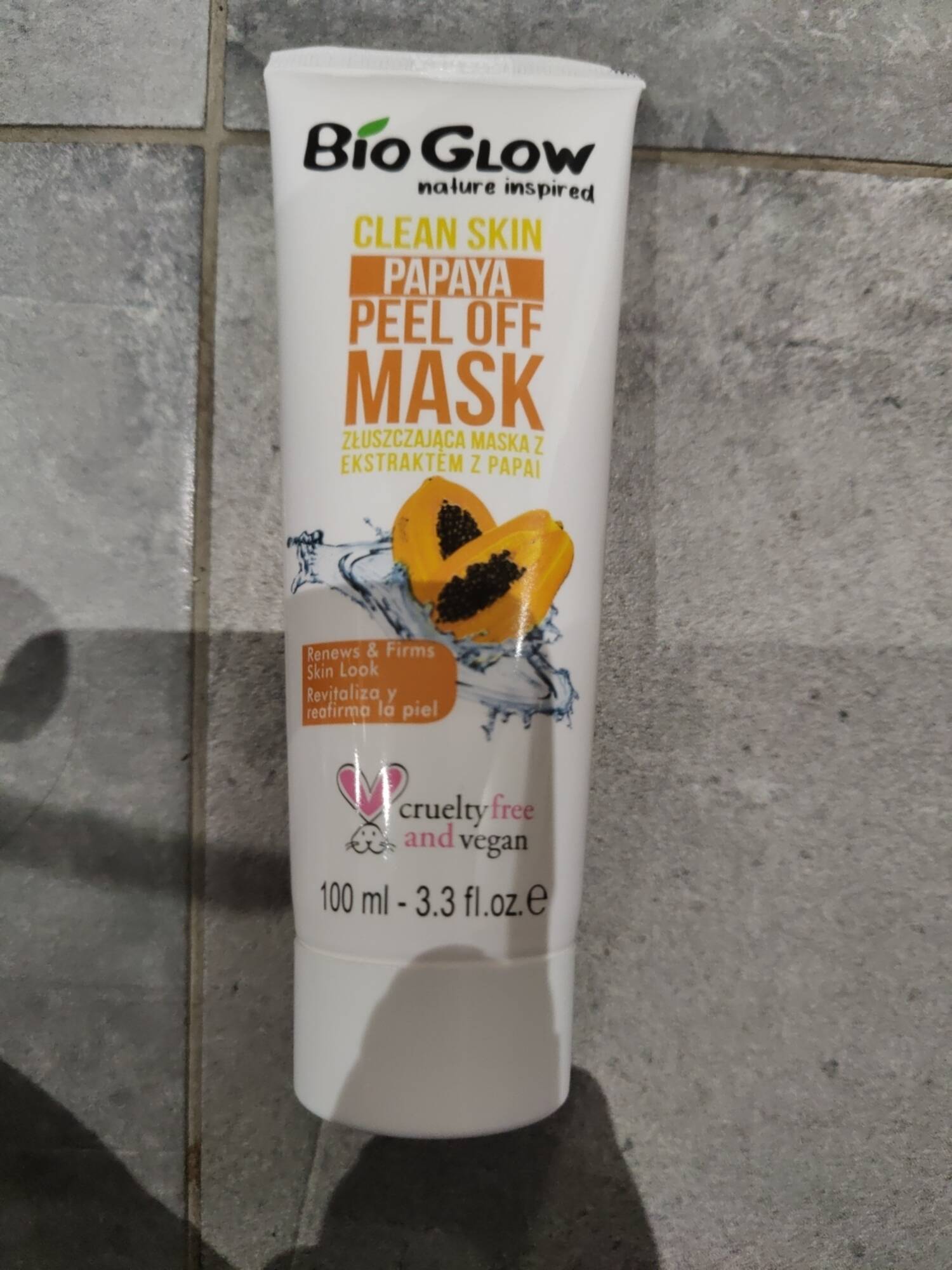 BIO GLOW - Papaya peel off mask
