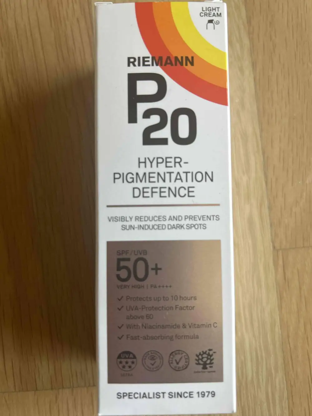 REINMANN - P20 hyper pigmentation defence 50+ 