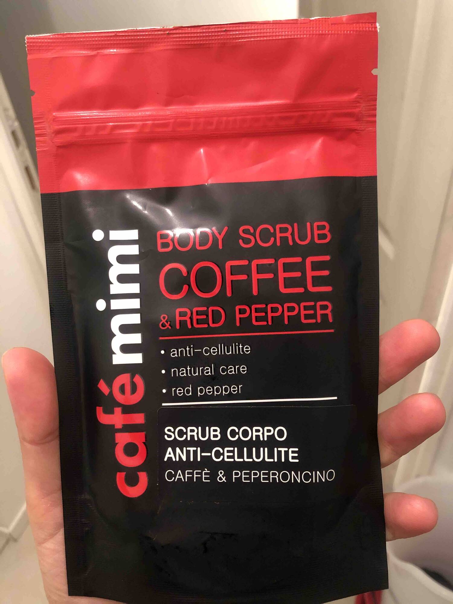 CAFÉ MIMI - Body scrub coffee & red pepper