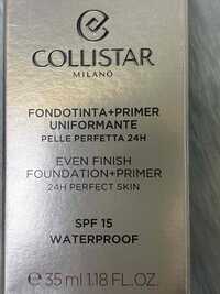 COLLISTAR - Even finish foundation + primer SPF 15 waterproof