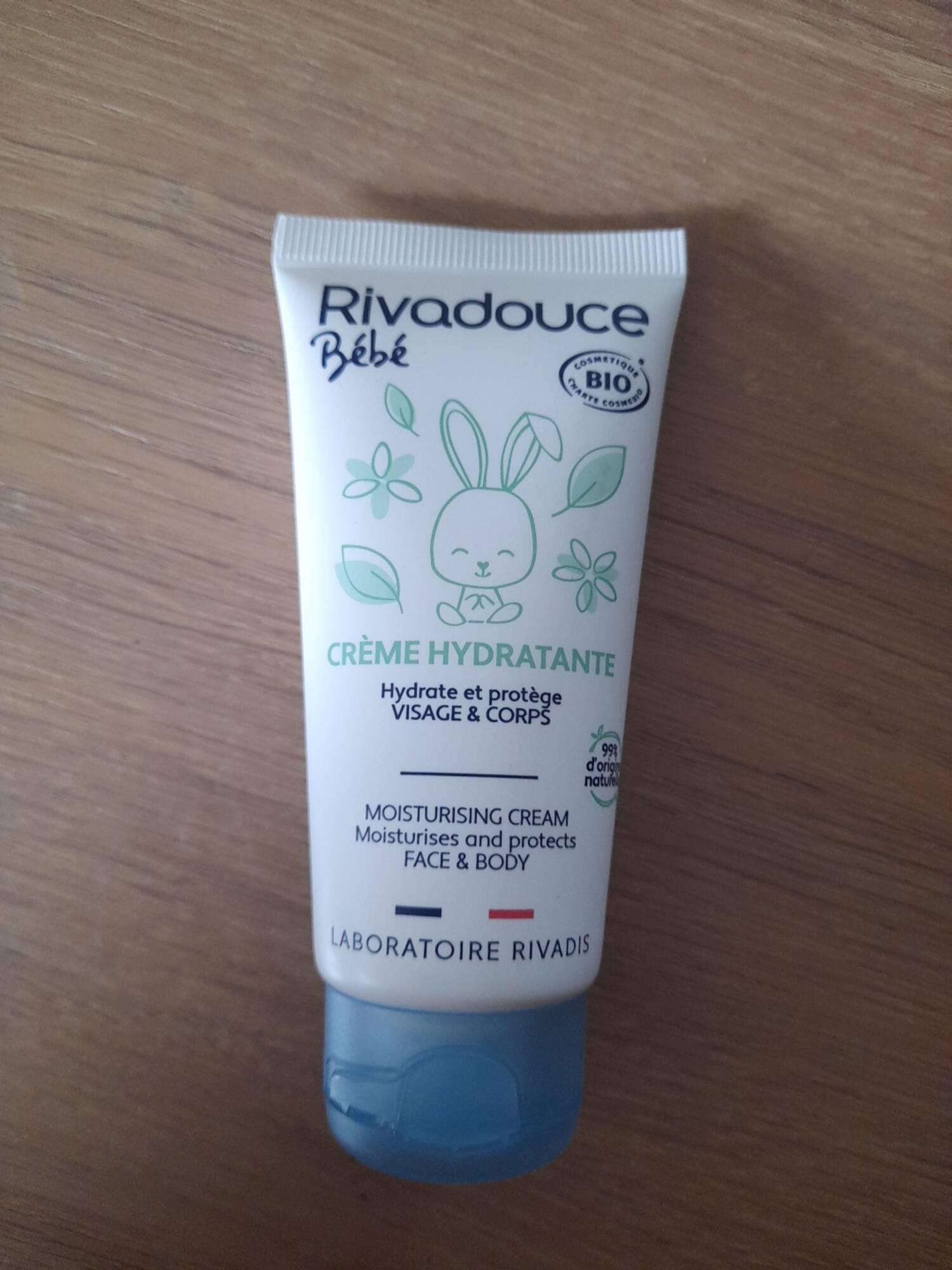 RIVADOUCE - Bébé - Crème hydratante visage et corps 