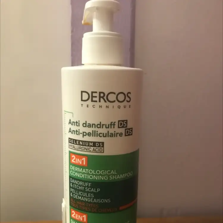DERCOS TECHNIQUE - Anti-pelliculaire - 2en1 Shampooing démêlant traitant