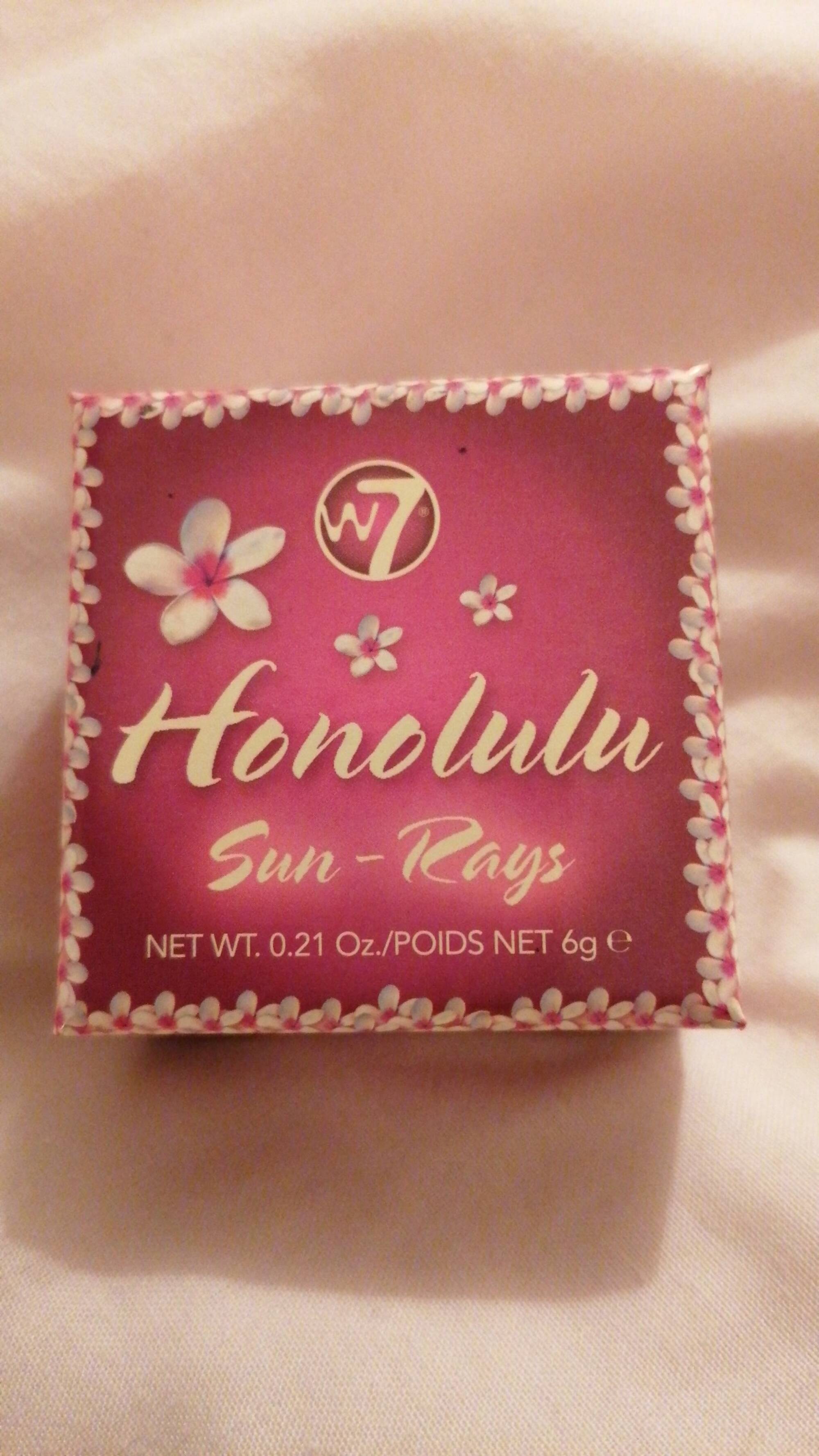 W7 - Honolulu sun rays - Poudre de soleil