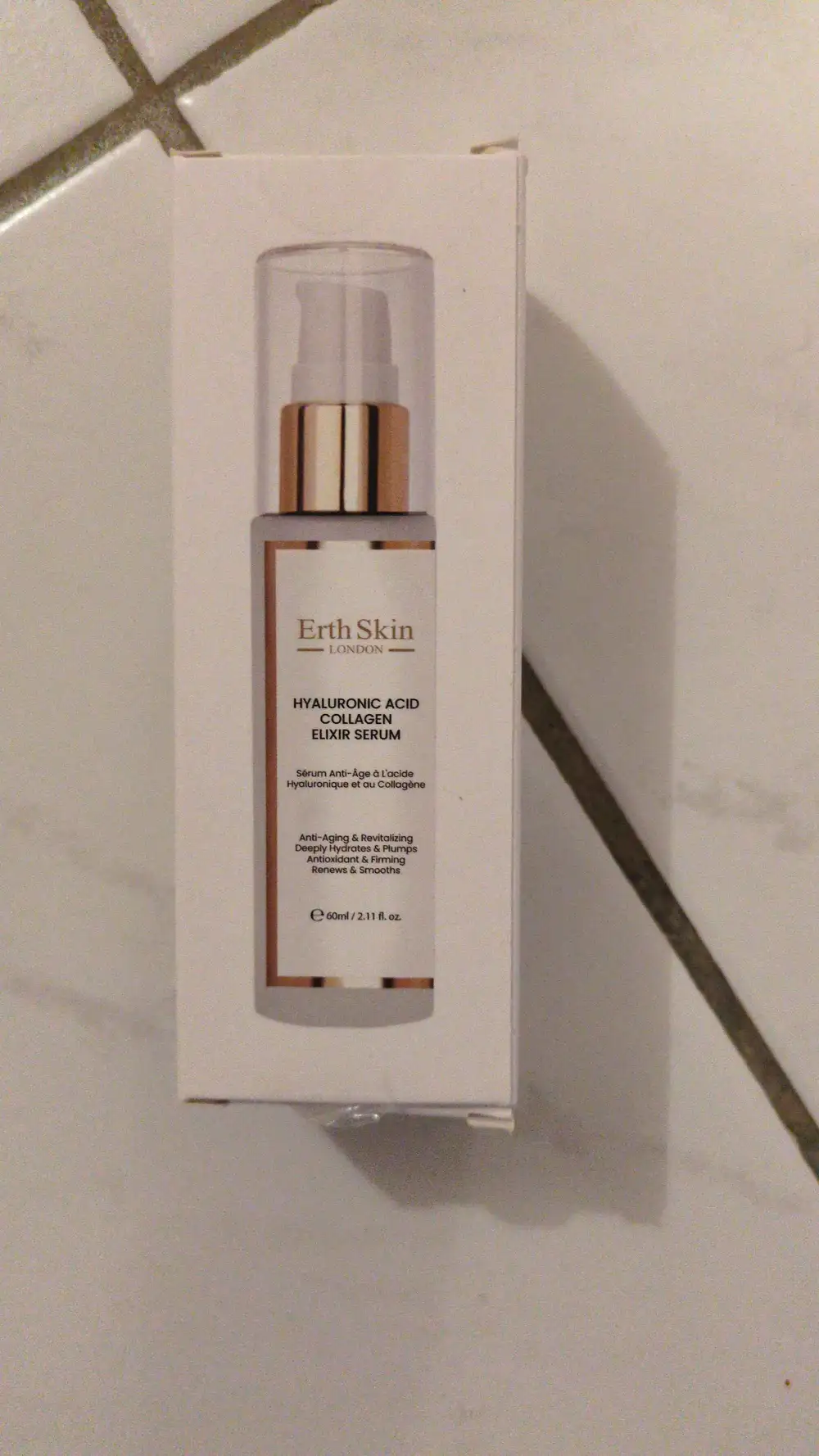 ERTH SKIN - Sérum anti-âge à l'acide hyaluronique et au collagène