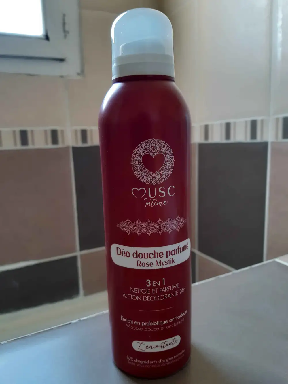 MUSC INTIME - Déo douche parfumé rose mystik 3 en 1