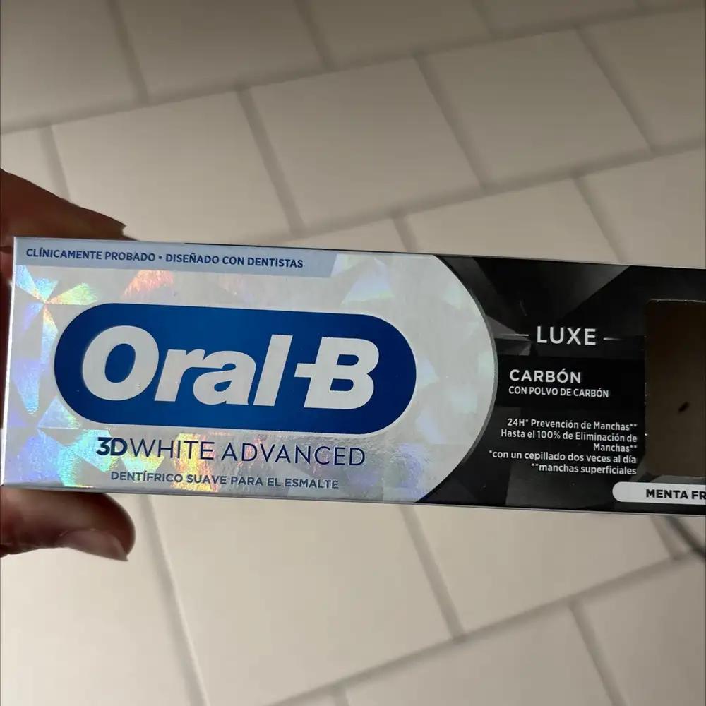 ORAL-B - 3D White advance - Dentifrico suave para el esmalte