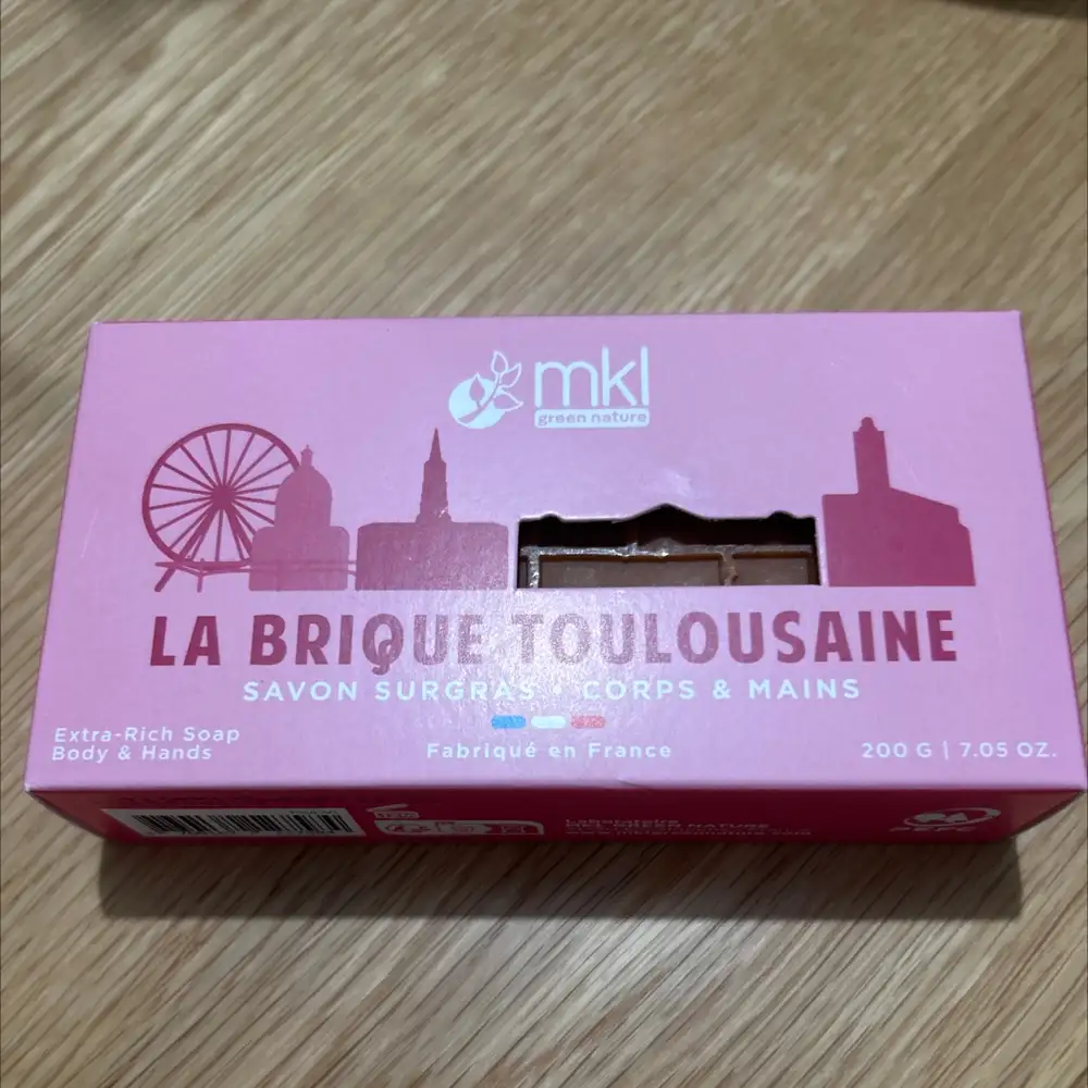 MKL GREEN NATURE - La brique toulousaine - Savon surgras corps & mains