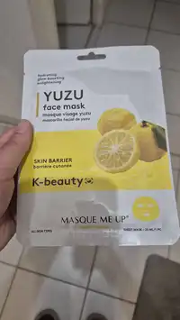K-BEAUTY - Masque visage yuzu