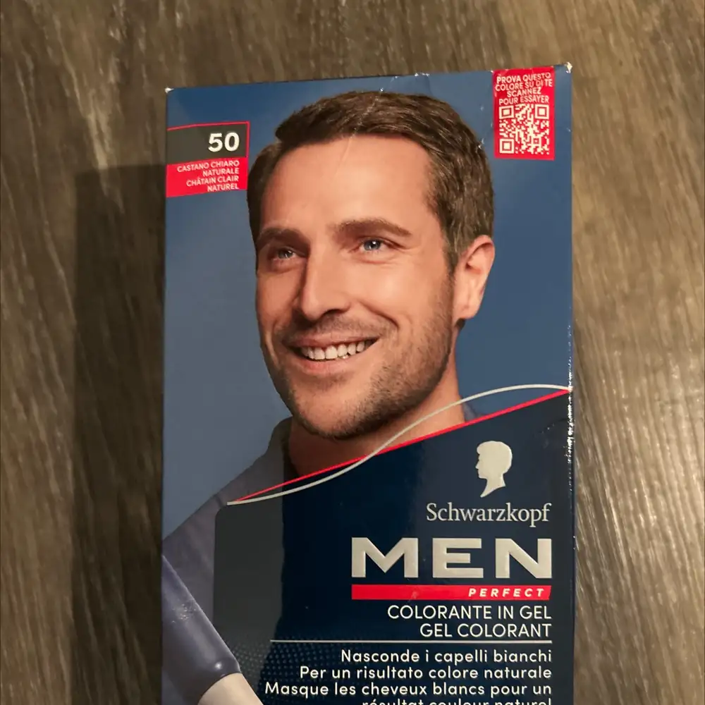 SCHWARZKOPF - Men - Gel colorant men 50 châtain clair naturel