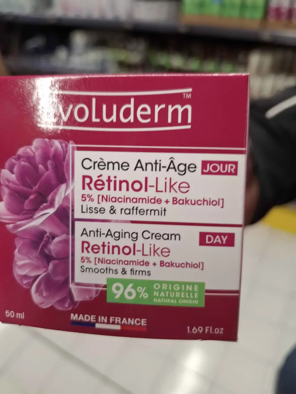 EVOLUDERM - Crème anti-âge rétinol-like jour