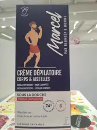 MARCEL - Peaux sensibles - Crème dépilatoire corps et aisselles