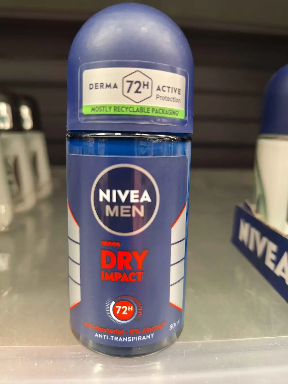 NIVEA - Dry impact men - Deo anti-transpirant 72h
