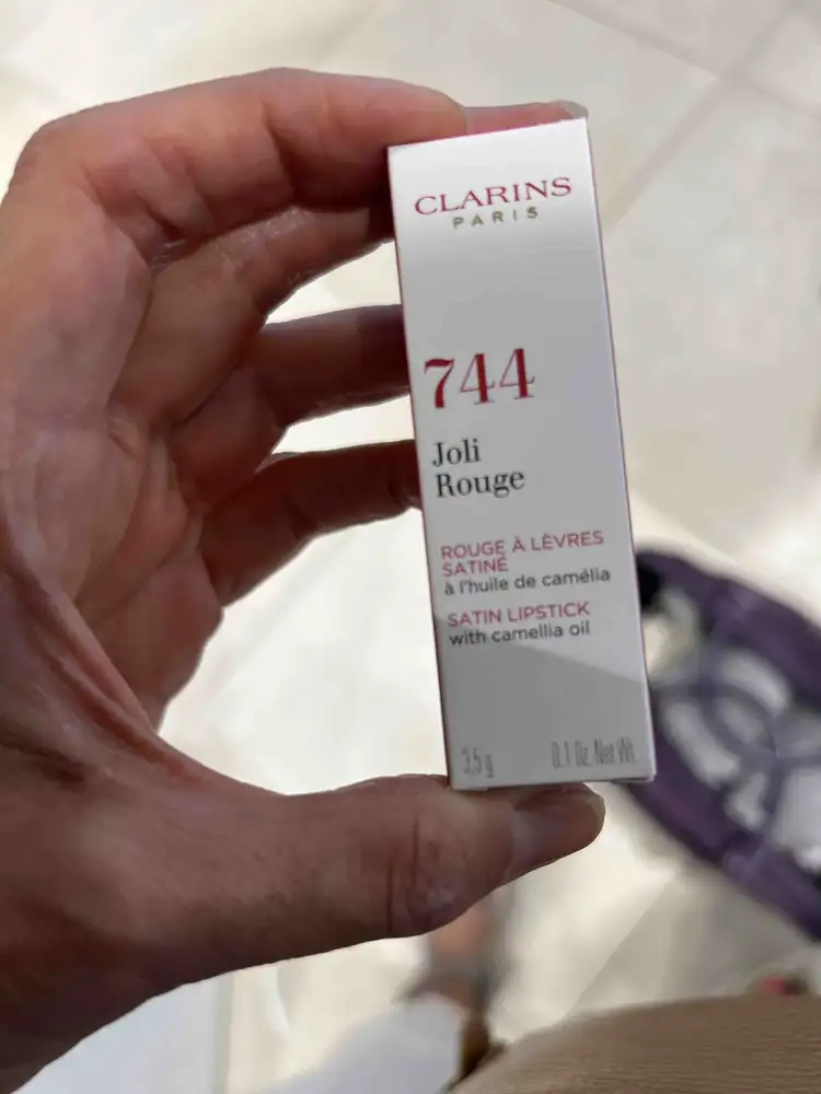 CLARINS - 744 Joli rouge - Rouge à lèvres satiné