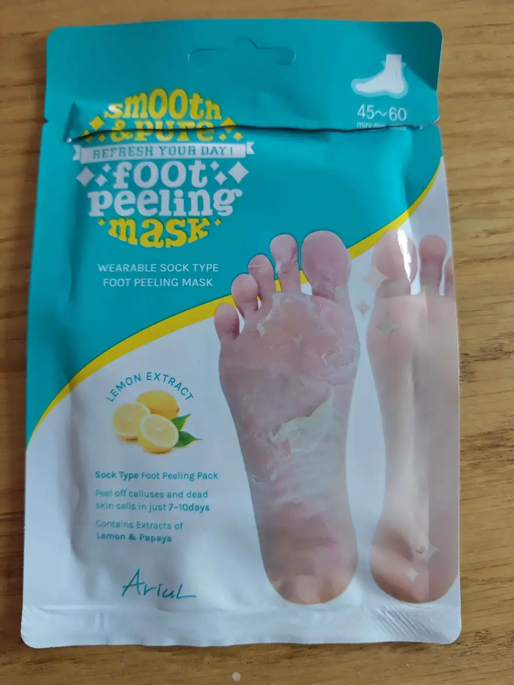 ARIUL - Foot peeling mask lemon extract