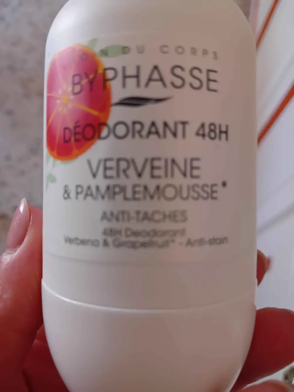 BYPHASSE - Déodorant 48h verveine & pamplemousse