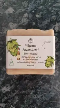 WHENUA - Savon 3 en 1 corps cheveux et barbe