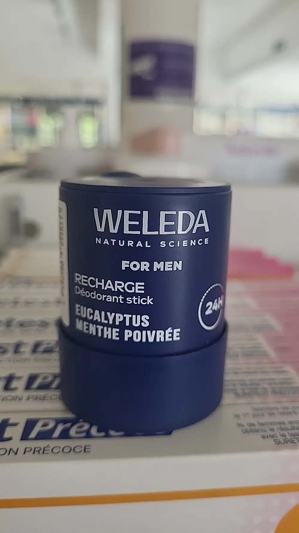 WELEDA - Eucalyptus menthe poivrée - Déodorant stick for men 