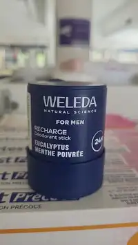 WELEDA - Eucalyptus menthe poivrée - Déodorant stick for men 