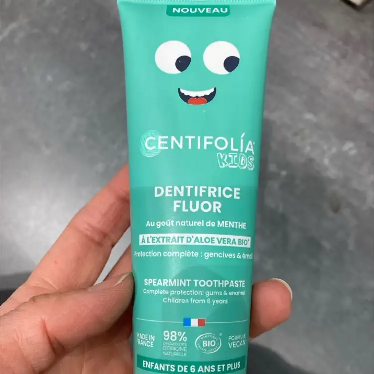 CENTIFOLIA - Kids - Dentifrice fluor à l'extrait d'aloe vera bio
