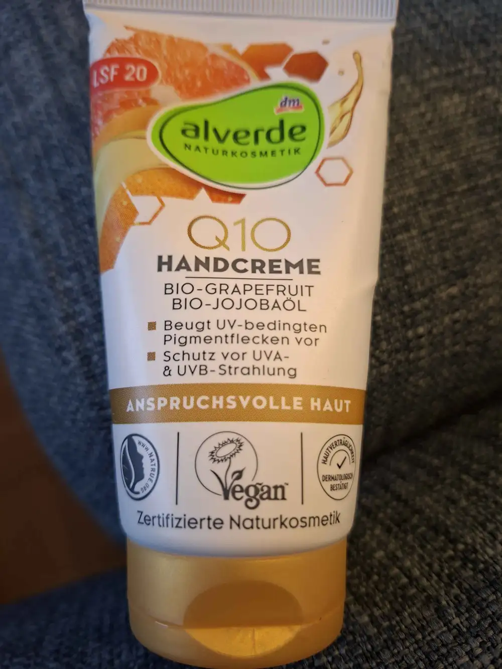 ALVERDE DM - Q10 Handcreme bio grapefruit bio jojobaöl