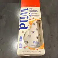 WILD - Honey & almond - Refillable body wash