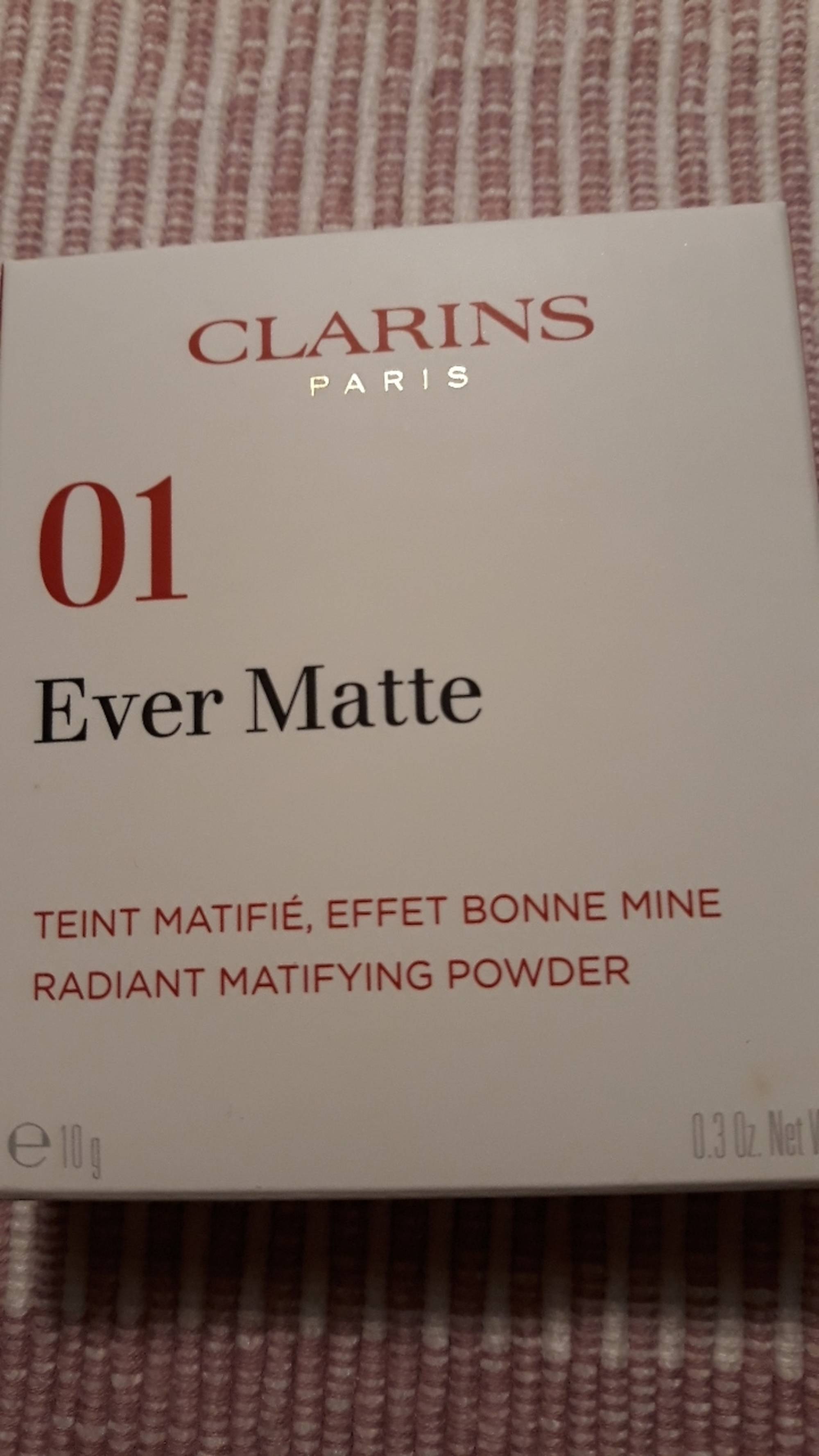 CLARINS - Ever matte 01 - Poudre compact