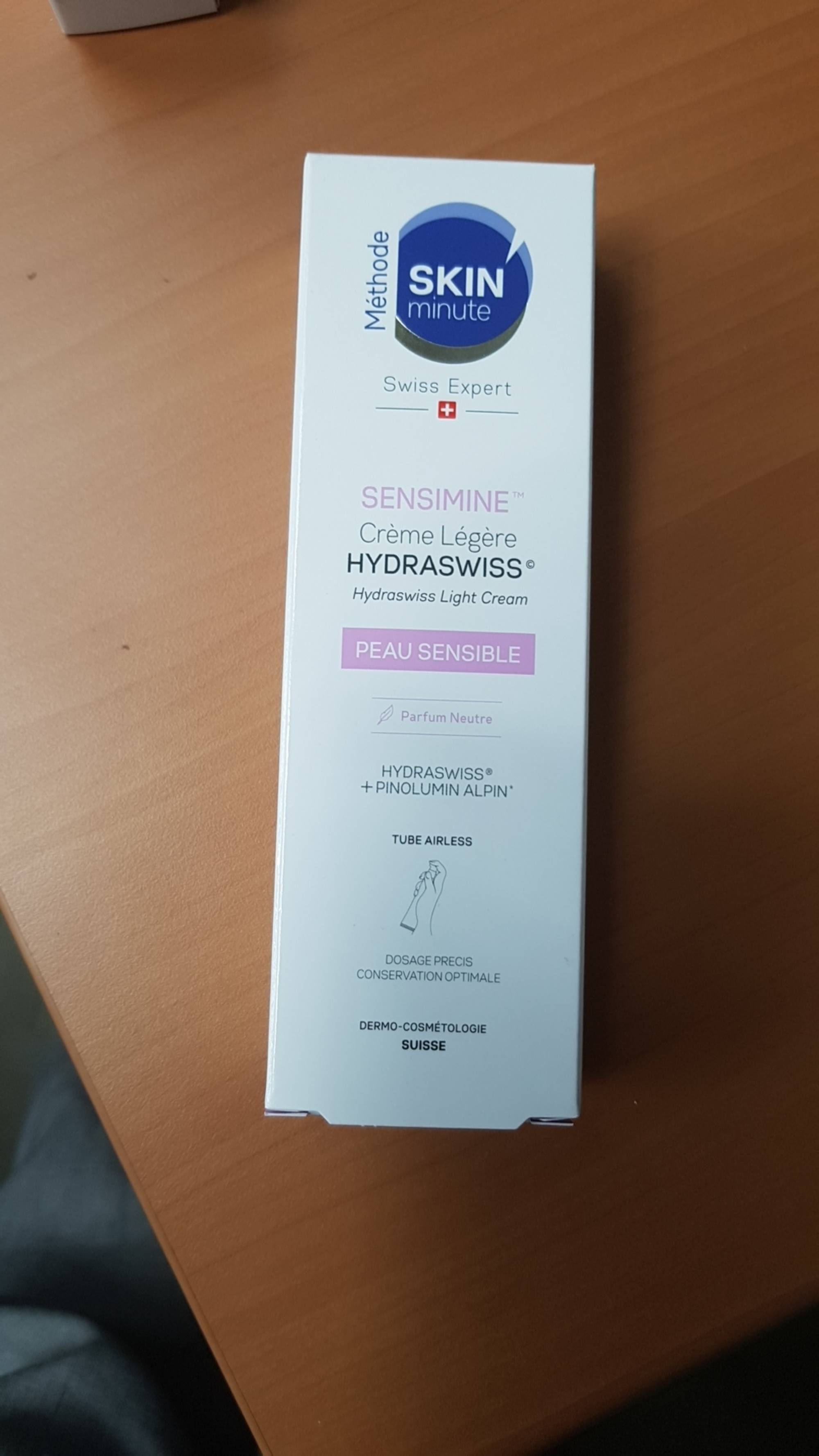 BODY'MINUTE - Sensimine - Crème légère Hydraswiss