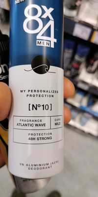 8X4 - Men N°10 atlantic wave - Déodorant 48h