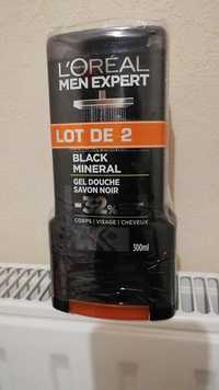 L'ORÉAL PARIS - Men expert Black mineral - Gel douche savon noir