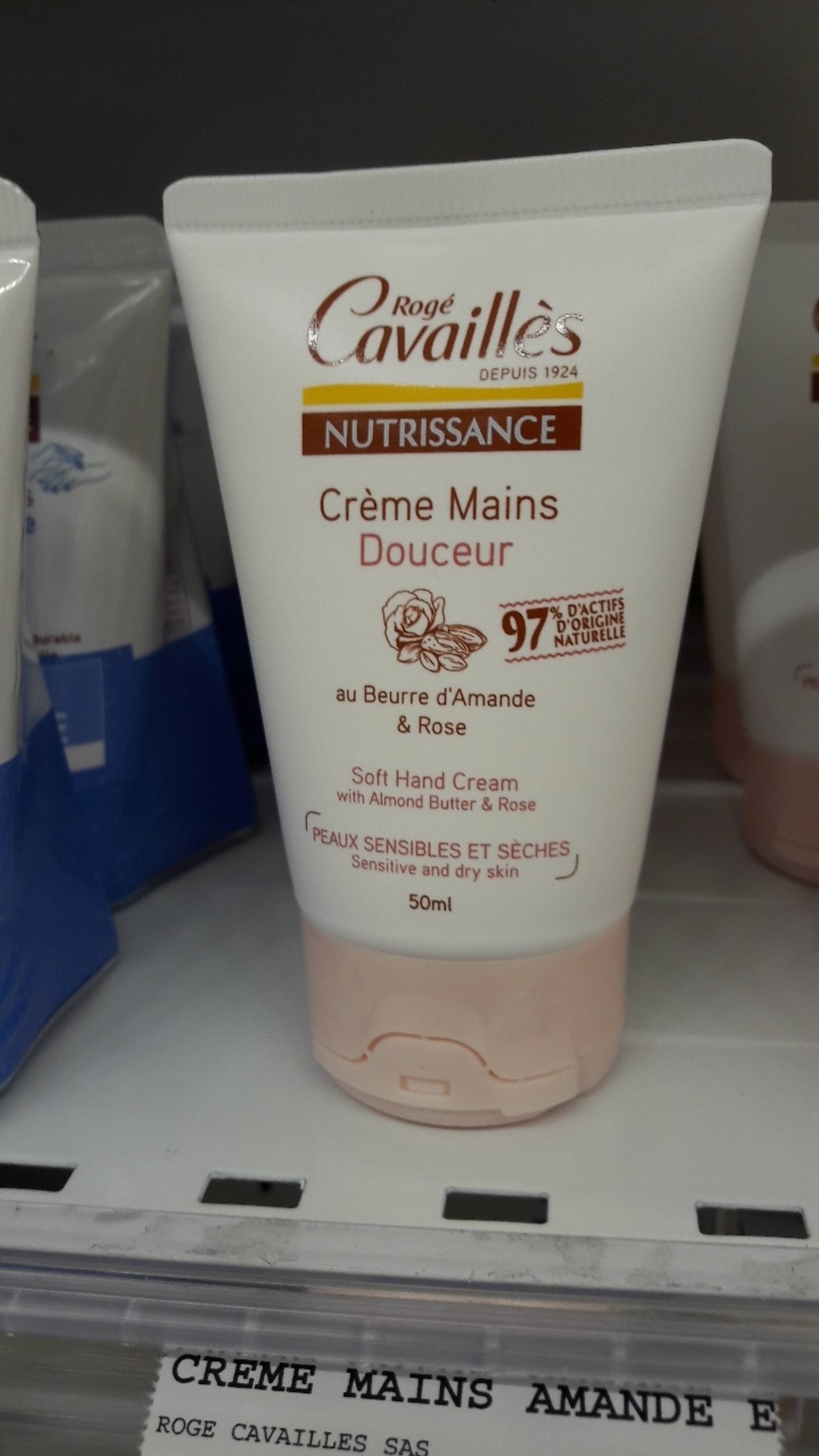 ROGÉ CAVAILLÈS - Nutrissance - Crème mains douceur