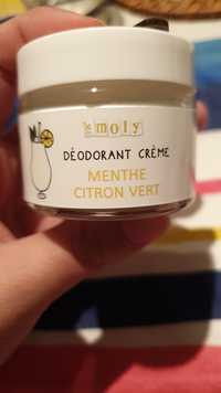 LE MOLY - Déodorant crème menthe citron vert
