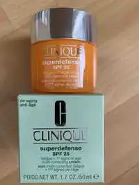 CLINIQUE - Superdefense SPF 25 - Soin multi-correction fatigue