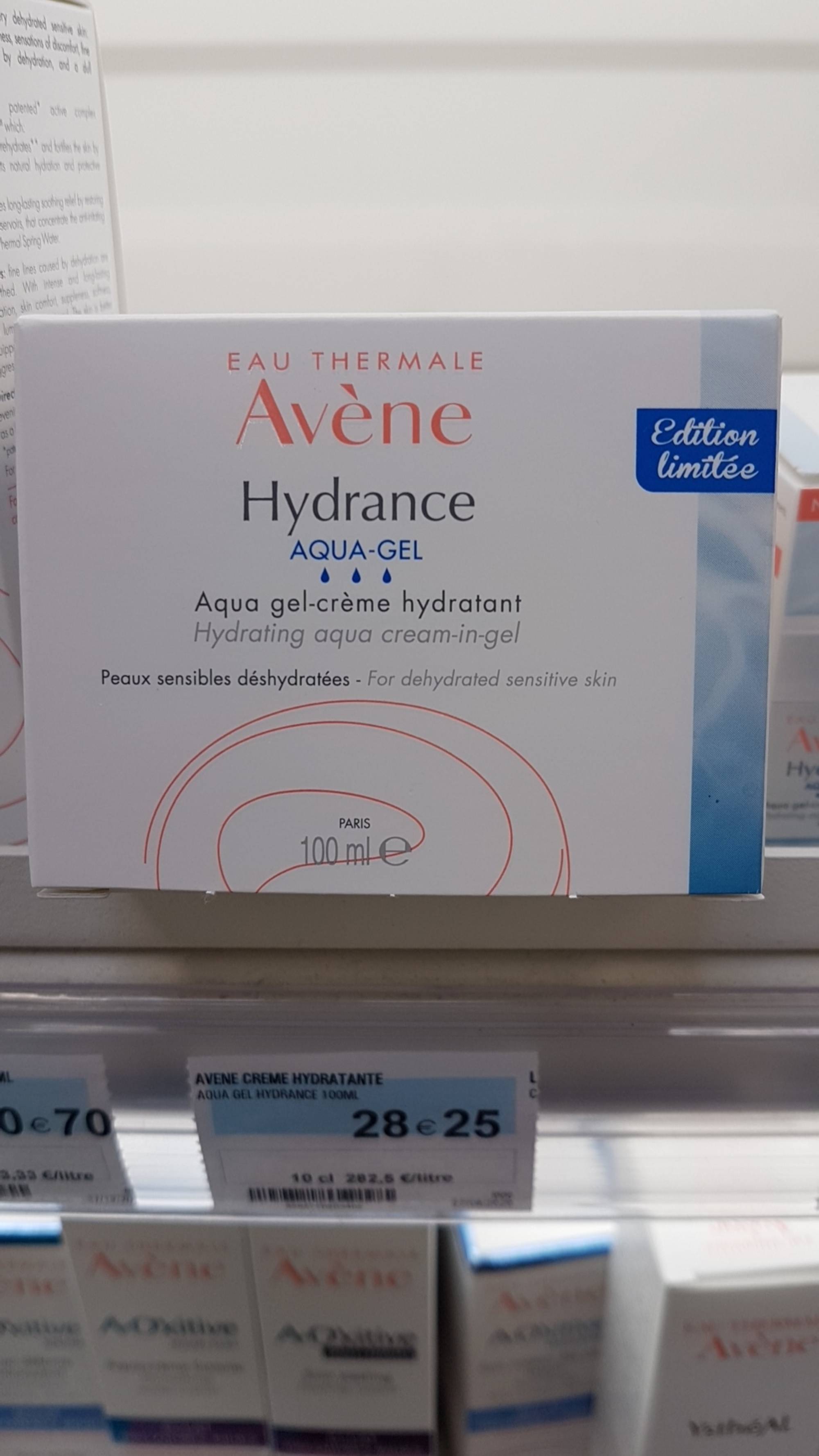 AVÈNE - Hydrance - Aqua gel-crème hydratant