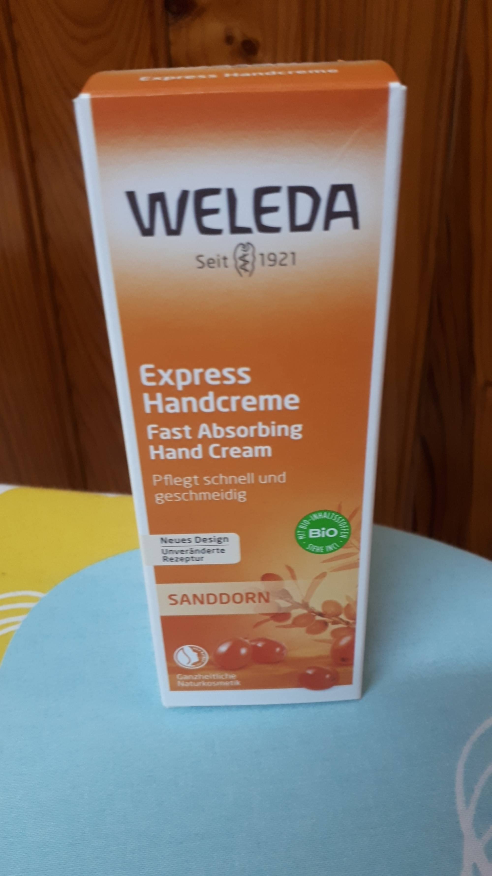 WELEDA - Sanddorn - Express handcreme