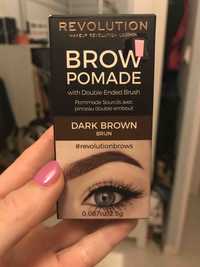 REVOLUTION - Brow pomade - Pommade sourcils avec pinceau double embout