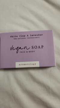 AROMACOLOGY - White clay & lavender - Vegan soap face & body
