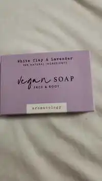 AROMACOLOGY - White clay & lavender - Vegan soap face & body