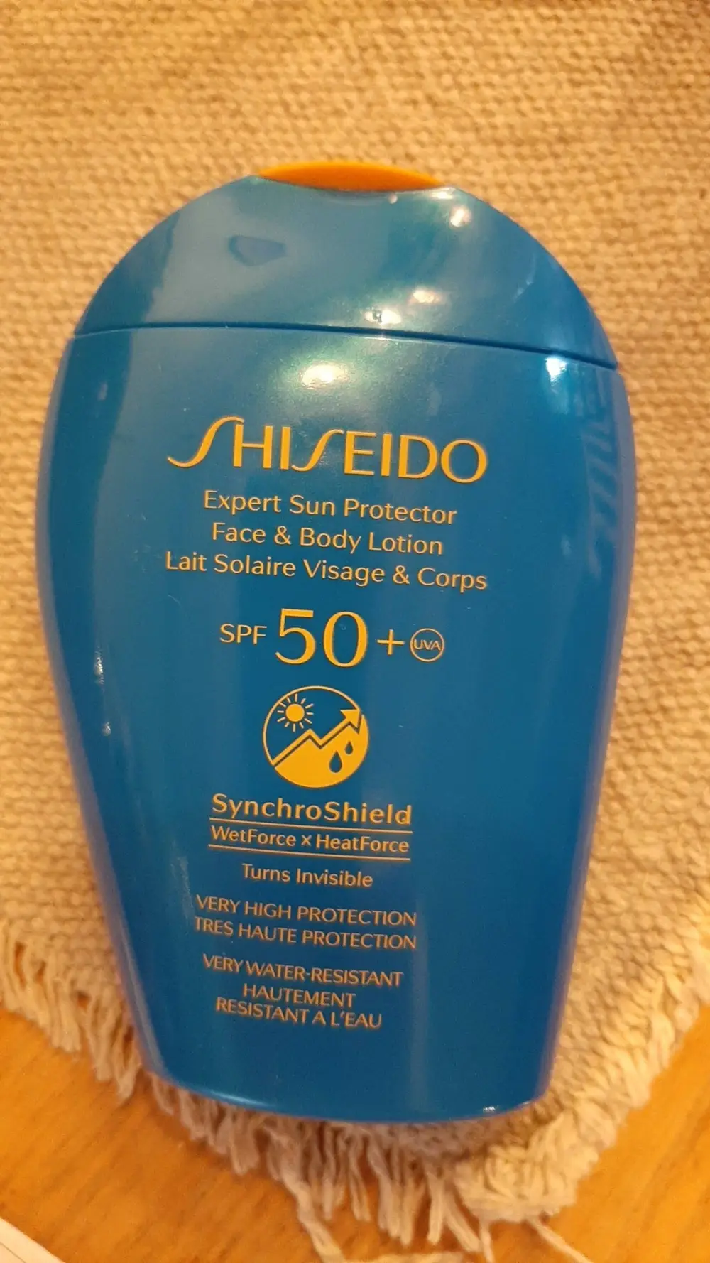 SHISEIDO - Lait solaire visage & corps SPF 50+