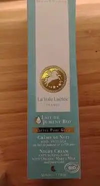 BEAUTY & WELLNESS - Lait de jument bio - Crème de nuit anti-âge