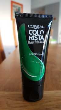 L'ORÉAL - Colorista - Hair makeup #Greenhair
