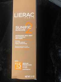 LIÉRAC - Sunific suncare 2 - Iridescent milk mist SPF 15