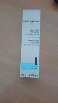 ANNE SEMONIN - Huile corps vitaminée