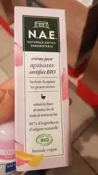 N.A.E. - Crème jour apaisante bio