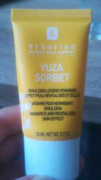 ERBORIAN - Yuza Sorbet - Émulsion légère vitaminée