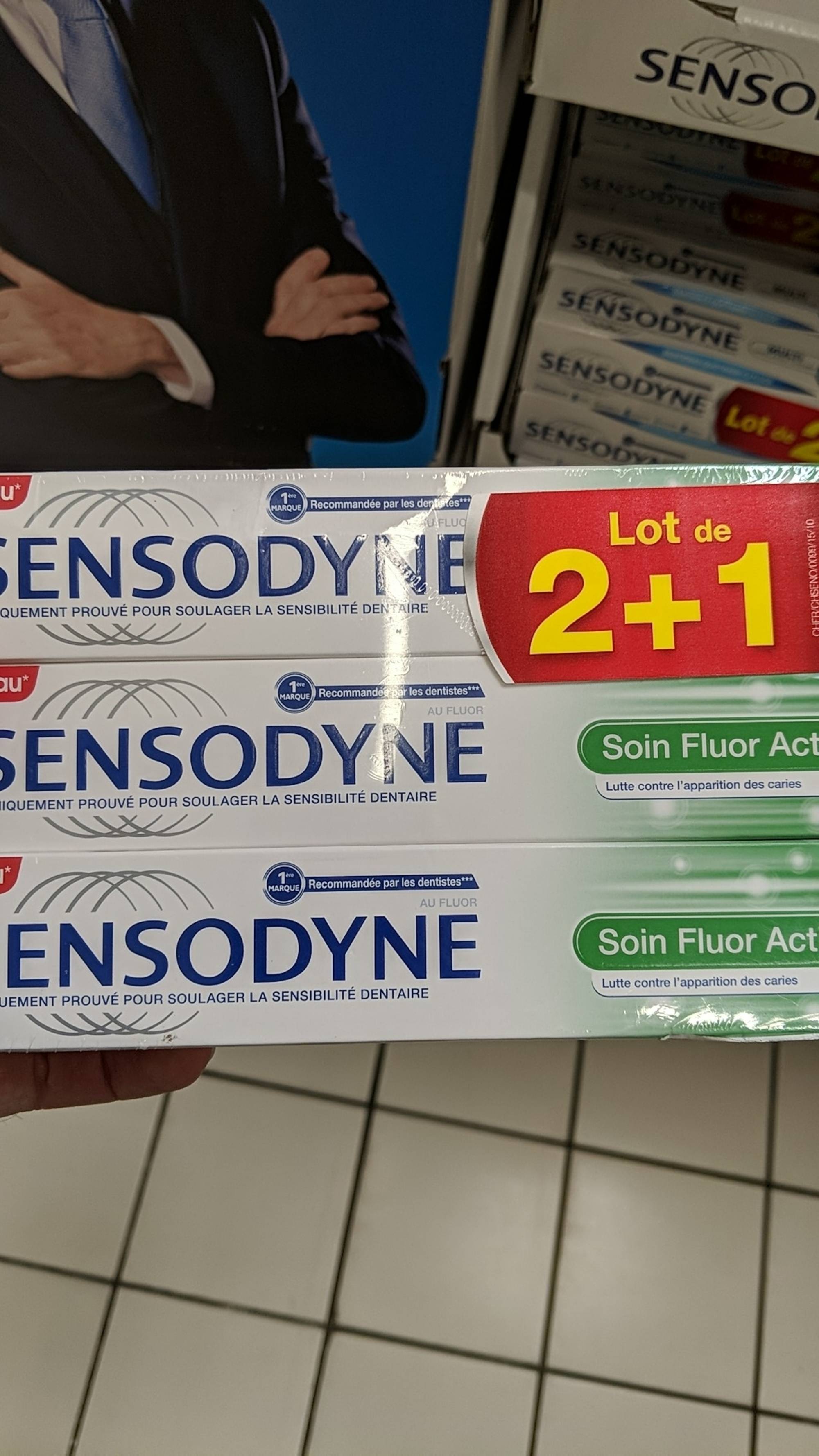 SENSODYNE - Dentifrice soin fluor actif