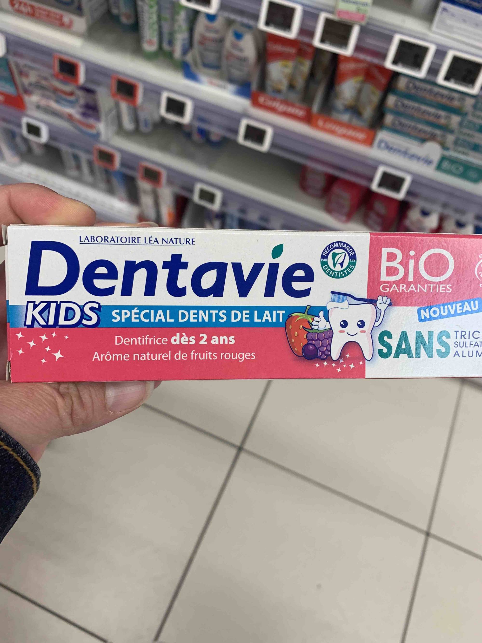 DENTAVIE - Kids spécial dents de lait - Dentifrice dès 2 ans